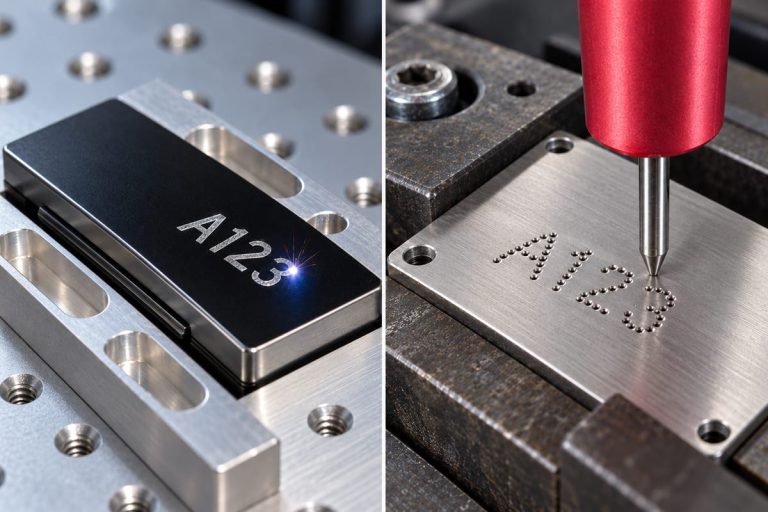 Laser Marking VS Dot Peen Marking