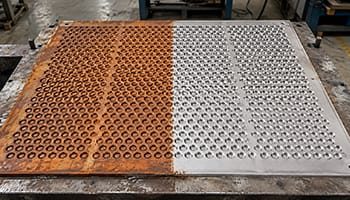Continuous Laser Cleaning Samples