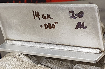 Handheld Laser Welding Sample Handheld Laser Welding Sample