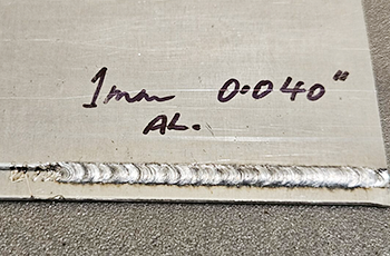 Handheld Laser Welding Sample Handheld Laser Welding Sample