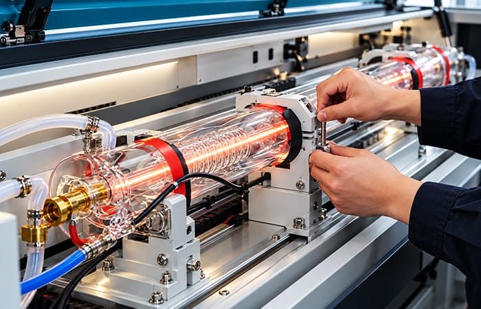 High-Efficiency CO2 Laser Tube