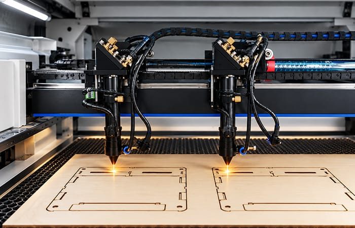 High-Efficiency Dual Laser Cutting Head