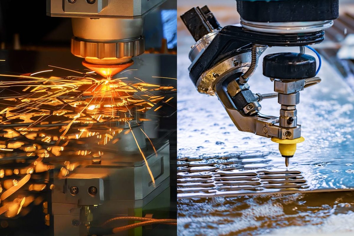 Laser Cutting VS Waterjet Cutting