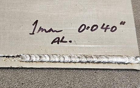 Laser Welding Samples